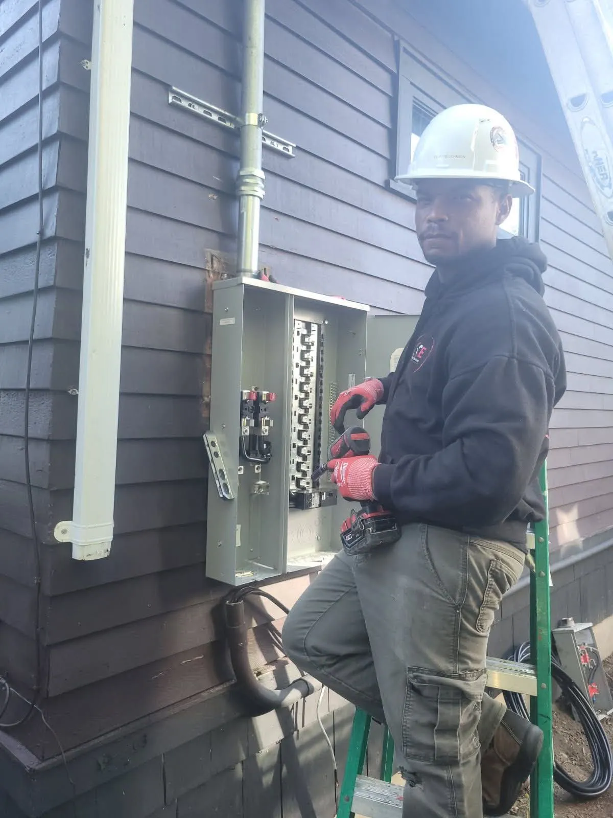 De Andre Johnson, owner of Crimson City Electric